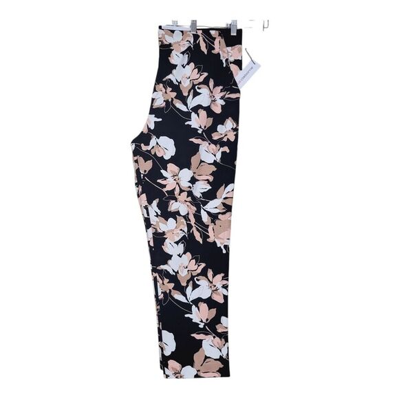 Liz Claiborne Womens Plus XXL 4Way Stretch Ponte Pants-Black Floral New- EMMA - Picture 10 of 10